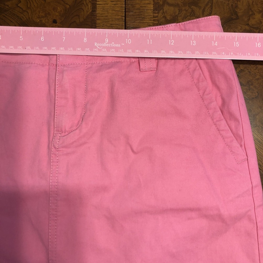 LILLY PULITZER Women's Size 0 Pink Skirt Cotton Mini Palm Tree Pockets - Picture 12 of 13